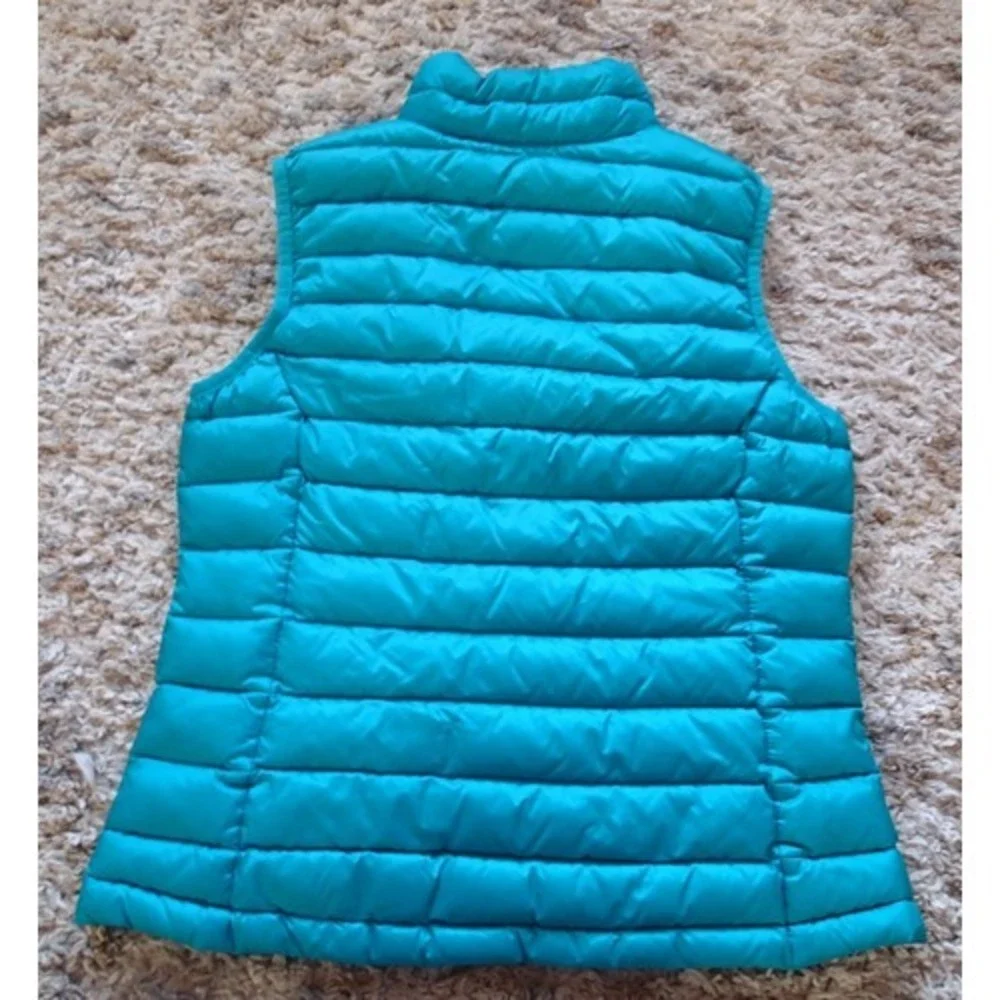 Ariat‎ Ideal Down Vest Girls Small Teal Blue Excellent Lightweight Puffer